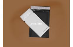China Courier Black and White Kraft Paper Bubble Envelopes With customied  Pringting supplier