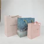 Newest Accepted Up to 10 Colors Available Custom Digital Printing Logo Printed Shopping Paper Bag Packaging for sale