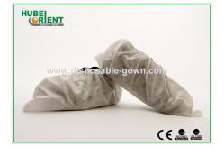 China ISO9001 Single Use Nonwoven Shoe Covers With Elastic Rubber Opening supplier