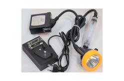 China Durable Waterproof Ip68 Led Mining Cap Lights Corded Rechargeable Battery supplier