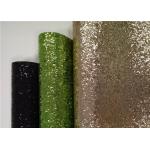Living Room 50m Multi Color Glitter Fabric With Flocking Cloth Backing for sale