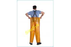 China FQY1907 Yello Oxford Safty Chest/ Waist Protective Working Fishery Men Pants supplier