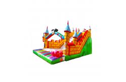 China Mickey Mouse Castle Inflatable Large Slide For Childrens supplier