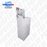Eco Friendly Cardboard Floor Displays CMYK Print 2 Stackable Trays For Mops for sale