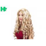 Loose Wave Heat Long Synthetic Wigs , 24 Inches Long Wavy Curly Hair For White Women for sale