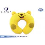 Customized Animal Memory Foam Pillows , Soundbox U Shape Pillow With Velvet Cover