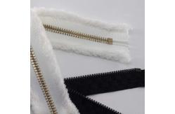 China TGKELL Long Chain Zipper , Plastic Aluminium Resin Brass Zipper Tape supplier