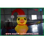 RGB Led Lighting Yellow Duck Inflatable Model With Blower For Event ROHS for sale