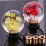 custom Refit car accessories universal shift knob jdm resin flower shift knob for sale
