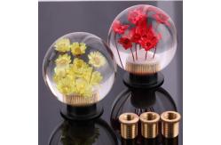 China custom Refit car accessories universal shift knob jdm resin flower shift knob supplier