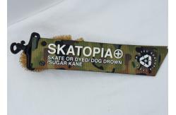 China 2D Embossed Custom Silicone Keychains With Canvas For Men supplier