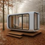China Spain Hotel Space Capsule House 5 Star Steel Buildings Space Capsule Container Houses Commercial House Space Capsule manufacturer