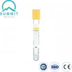 China Yellow Top Gel and Clot Activator Tube for Blood Collection 4ml manufacturer