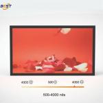 High Brightness Commercial LCD Display 4000nit Smart Light Sensor 178 Degree Viewing Angle for sale