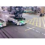 DC24V Unmanned AGV Warehouse Automation , Intelligent Automated Guided Carts for sale