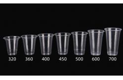 China Custom Printed Plastic Cup With Lids Disposable Eco Friendly PET PLA Clear 24oz supplier