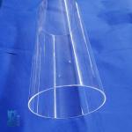 High Resistance Glass Quartz Tube Transparent With Various Wall Thickness for sale
