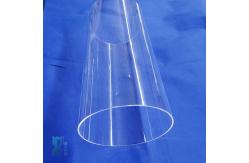 China Factory Custom Quartz Glass Pipe Large Diameter supplier