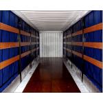 Pallet Wide 45ft Curtain Side Shipping Container Easy Loading Unloading
