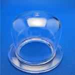 High Temperature Resistance Clear Quartz Tube Custom Sealed With Flange Large Diameter for sale