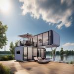New Design Apple Cabin Economic Movable Capsule Hotel Container House Movable Home Prefab House for sale