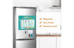 China Dry Erase Childrens Magnetic Reward Chart A3 Custom Size supplier