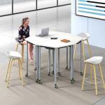 Metal Leg Foldable Offiec Desk Moving Office Workstation Desk for sale