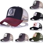 OEM Men Women Mesh Advertising Baseball Caps Polyester Material for sale