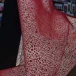 Glitter Synthetic Artificial Leather Fabric Noctilucent  1.5M Width for sale