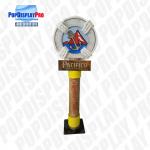 Large Pole Visual Personalized Shelf Display Stand Life Post Full Color Printed With Metal Base for Pacifico Draft Beer for sale