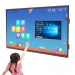 86-Inch 4K UHD Interactive Flat Panel for Education Multi Touch Screen Android 12 OS for sale