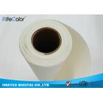 18M Length Blank Inkjet Cotton Canvas , Pigment Digital Printing Cotton Fabric for sale