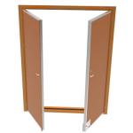Marine Cabin Accommodation Access Doors , Stainless Steel Gastight H120 Fire Proof for sale