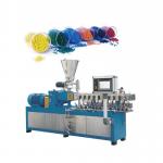 Color Fiber Plastic Masterbatch Machine Twin Screw Extruder Plastic Granulating Line for sale