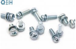 China Hexagon Head Cross Recessed Bolt Zinc Coating With Indentation supplier