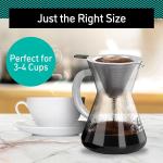 Modern Essential Barista Tools Drip Coffee Brewer Pour Over Set 14Oz