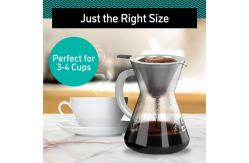 China Modern Essential Barista Tools Drip Coffee Brewer Pour Over Set 14Oz supplier