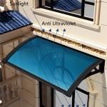 Weatherproof PC Board Awning Remains Clean For Window Or Door for sale