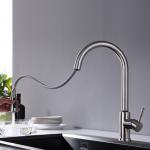 Flexible Hose 360 Degree Swivel Tap IPX5 Touch Control Kitchen Faucet With Sensor for sale