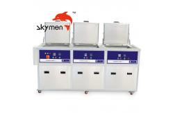 China 28Khz 40Khz Industrial Ultrasonic Cleaner 3 Tanks 360L Cleaning Rinsing Drying Function supplier