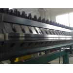 PVC Wavy Plate Plastic Extrusion Machine For Gallery and Clapboard for sale