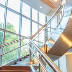 Industrial-Grade Stainless Steel Handrails with PVD Finish for Glass Fencing for sale