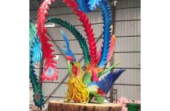 China Weather Proof Realistic Animatronic Animals Chinese Mythical Animal Phoenix supplier