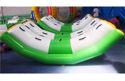 China Durable Red And White Water Seesaw Inflatable Water Games For 4 People supplier