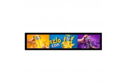China CCC Bar Stretched LCD Display High Brightness Subway Advertising Panel Display Screen supplier