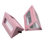 Customized Sliding Drawer Box Paperboard Empty Eyelash Box With Window For Display