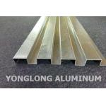 RAL Colour Powder Coated Aluminium Extrusions / Curtain Wall Profile for sale