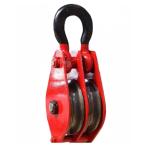 Power Coated Marine Rigging Hardware 12mm - 42mm Double Sheave Pulley Block for sale