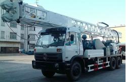 China COMMINS Diesel Engine 400m 6X6 Truck Mounted Drilling Rig supplier