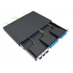 1.2mm Simplex / Duplex 1U MPO Patch Panel for SC , LC MPO Cassette for sale